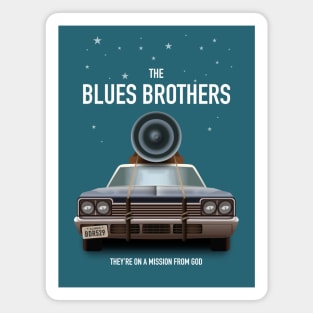 The Blues Brothers - Alternative Movie Poster Magnet